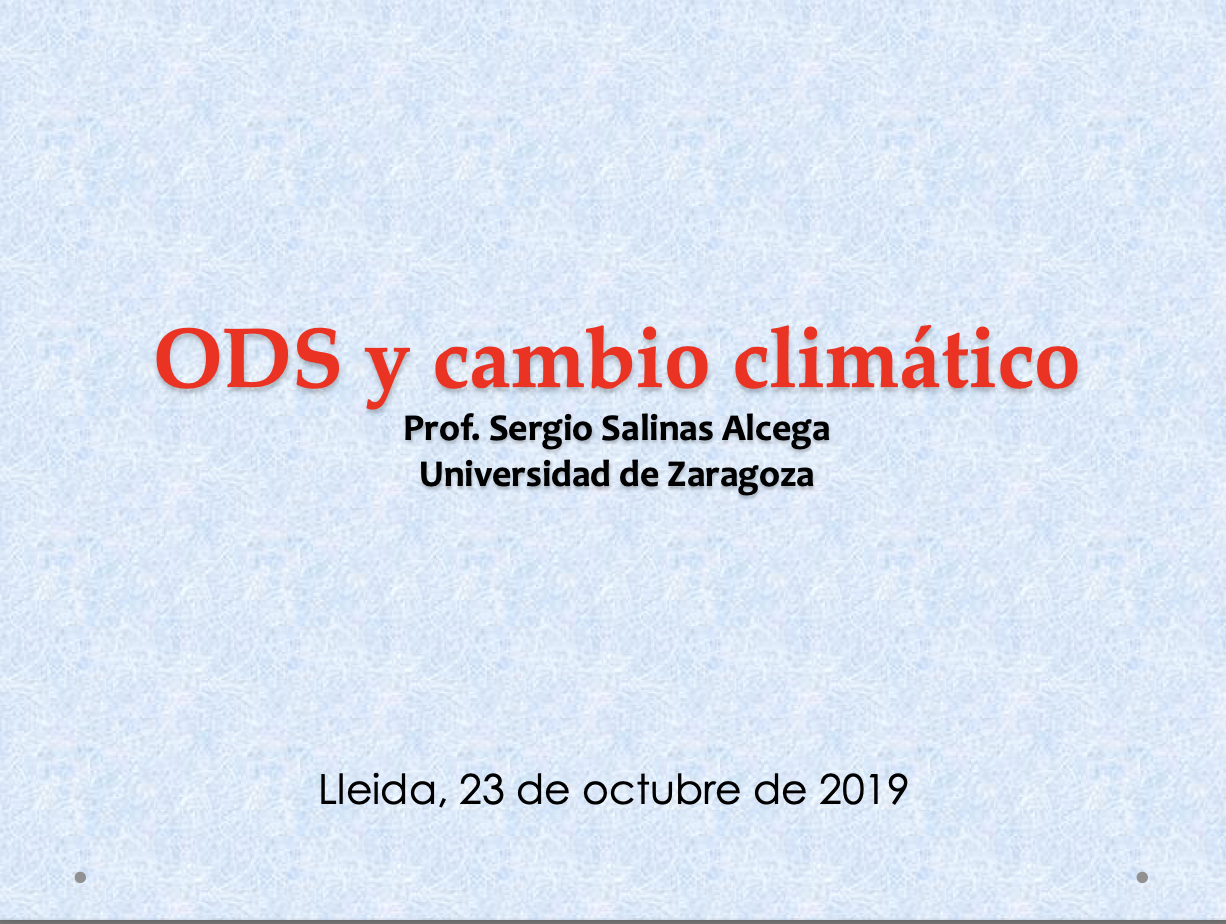 ODS y cambio climático