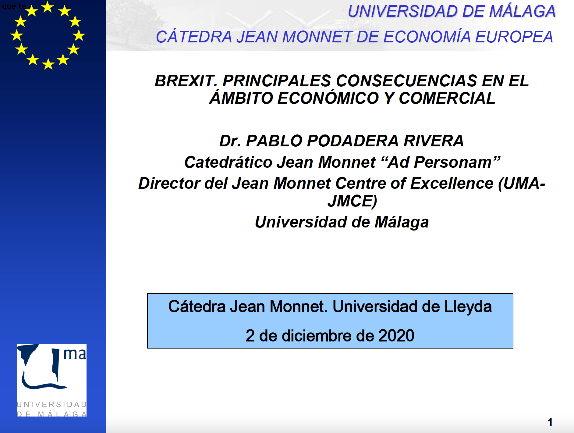 BREXIT: Principales consecuencias en el ámbito económico y comercial