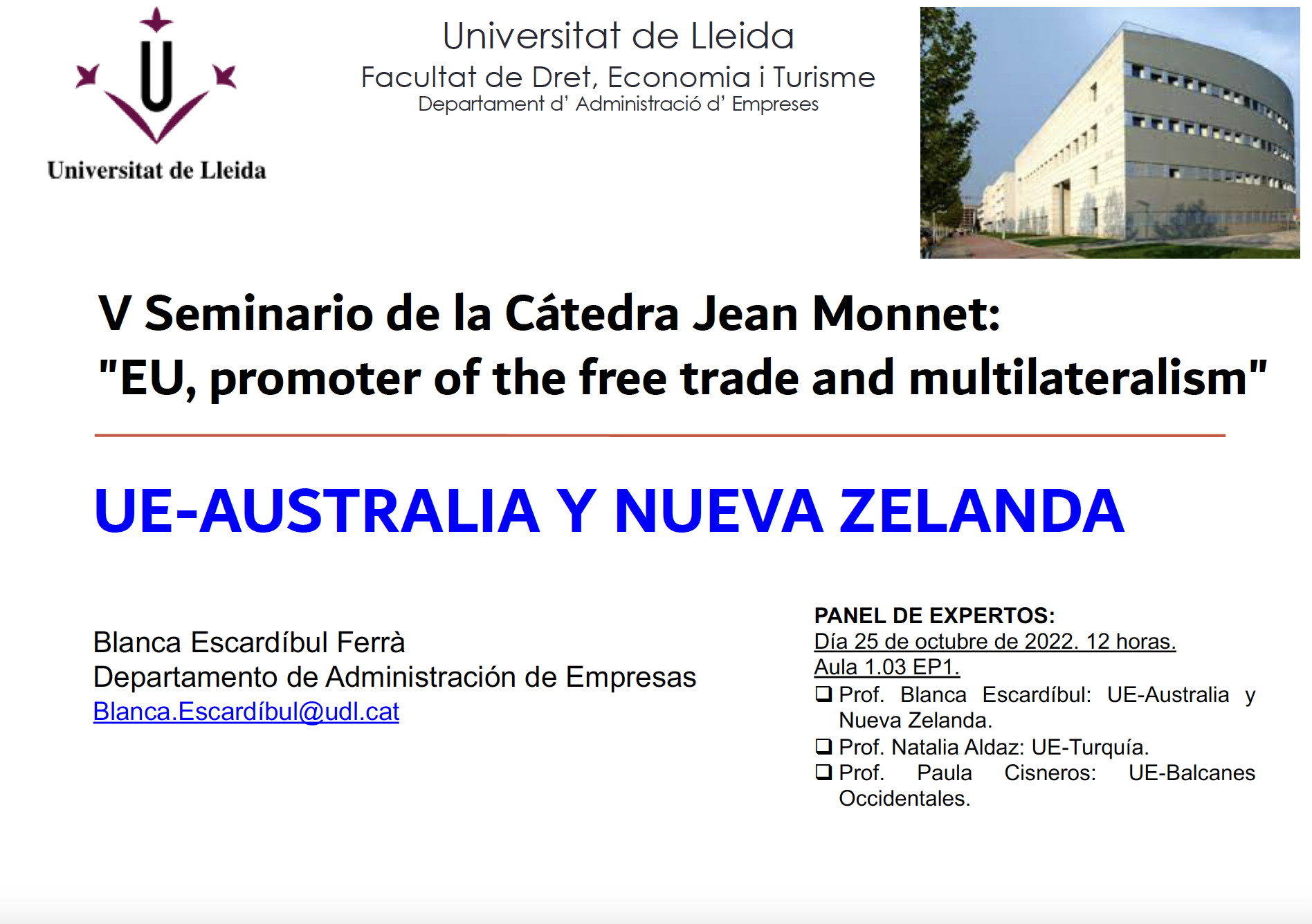 UE-Australia y Nueva Zelanda